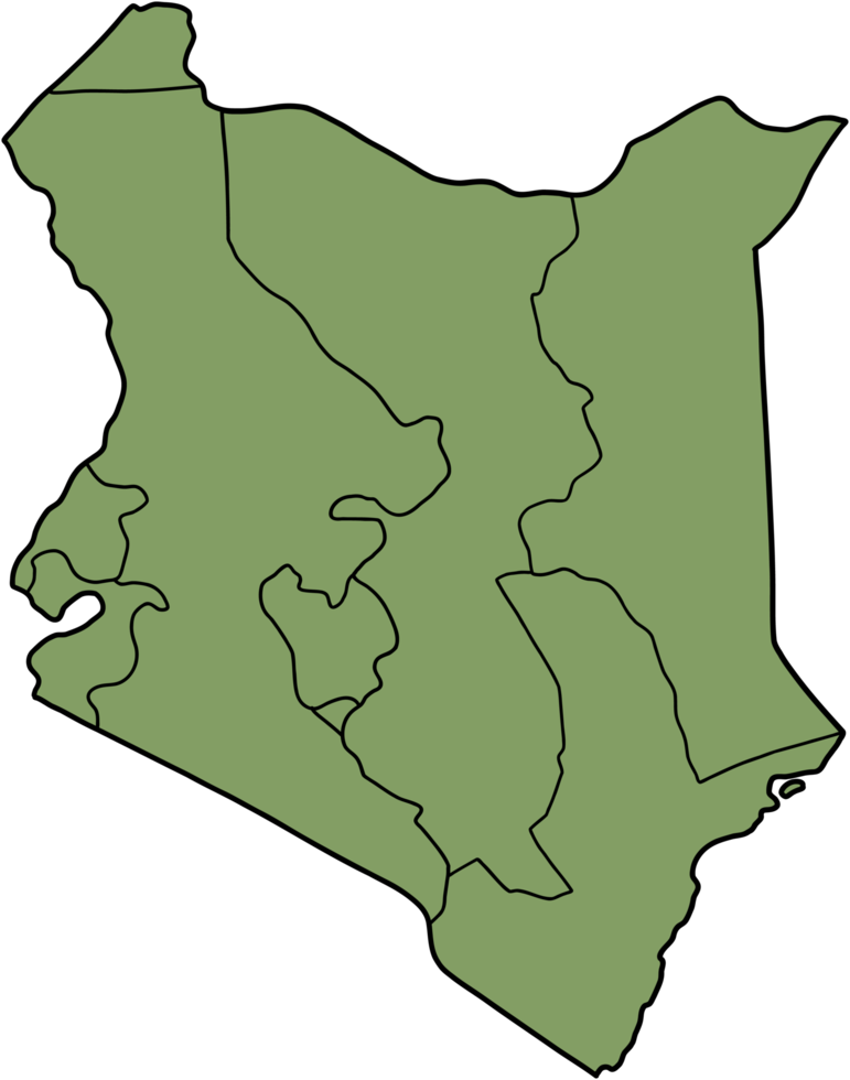 Map of Kenya